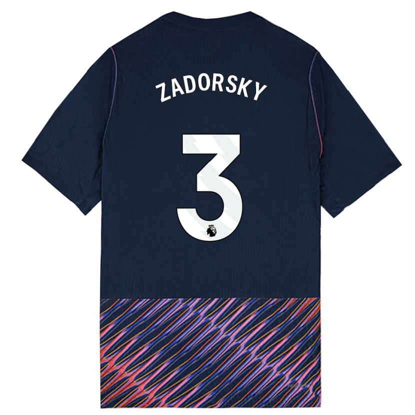 Danxen Herren Shelina Zadorsky #3 Königlich Blau Weiß Auswärtstrikot Trikot 2026/27 T-Shirt Schweiz