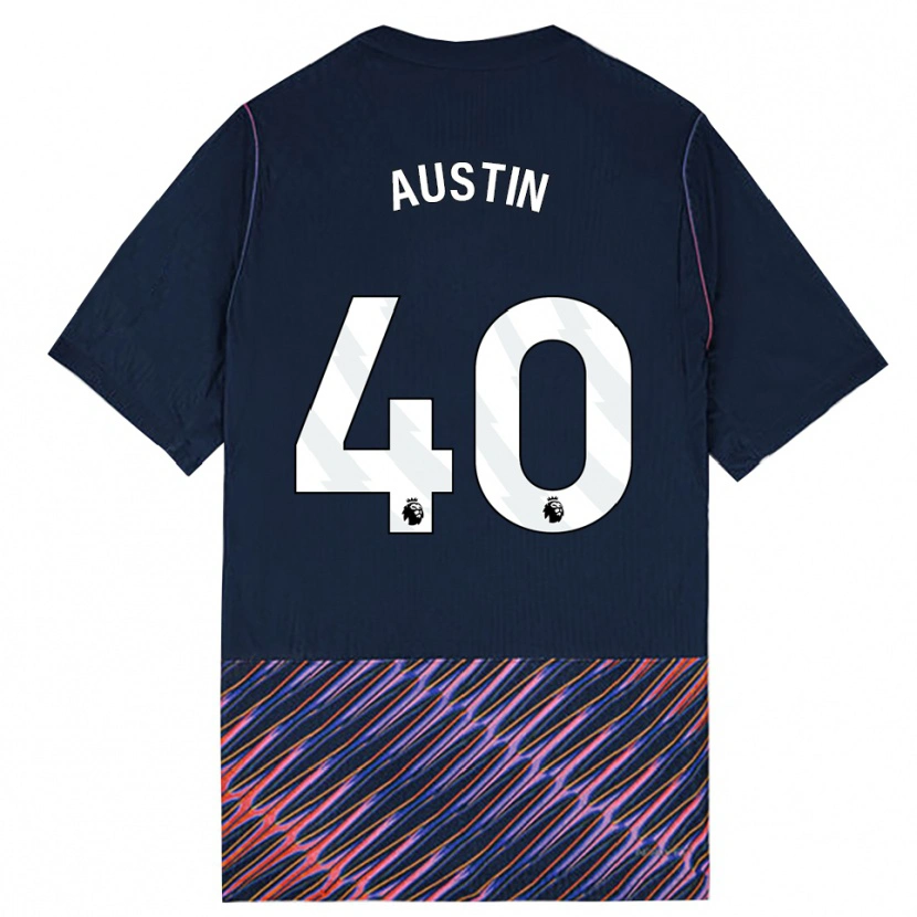 Danxen Herren Brandon Austin #40 Königlich Blau Weiß Auswärtstrikot Trikot 2026/27 T-Shirt Schweiz