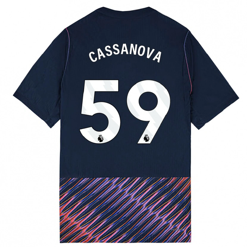 Danxen Herren Dante Cassanova #59 Königlich Blau Weiß Auswärtstrikot Trikot 2026/27 T-Shirt Schweiz