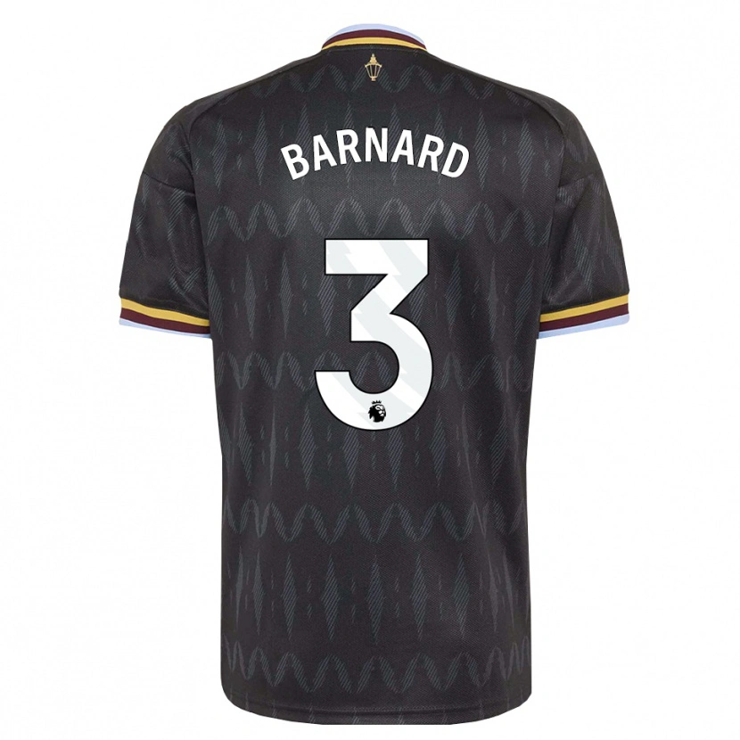 Danxen Herren Finlay Barnard #3 Kornblumenblau Schwarz Gelb Auswärtstrikot Trikot 2026/27 T-Shirt Schweiz
