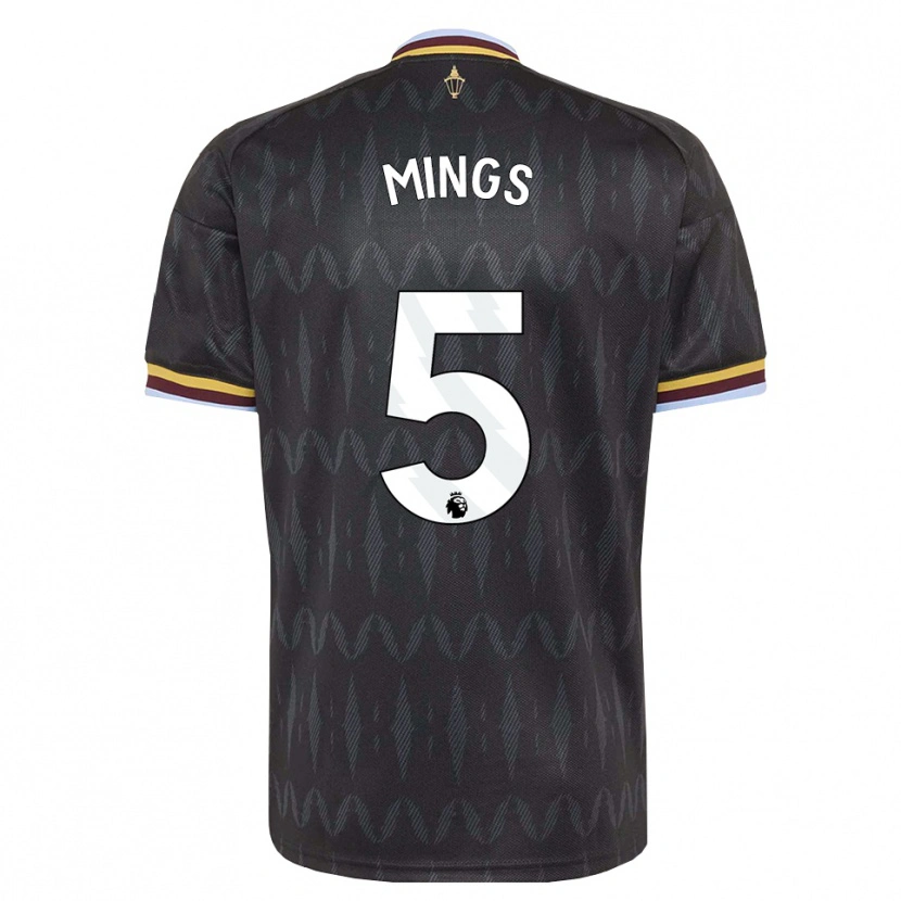 Danxen Herren Tyrone Mings #5 Kornblumenblau Schwarz Gelb Auswärtstrikot Trikot 2026/27 T-Shirt Schweiz