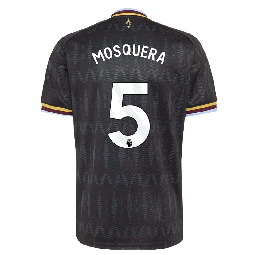 Danxen Herren Yeimar Mosquera #5 Kornblumenblau Schwarz Gelb Auswärtstrikot Trikot 2026/27 T-Shirt Schweiz