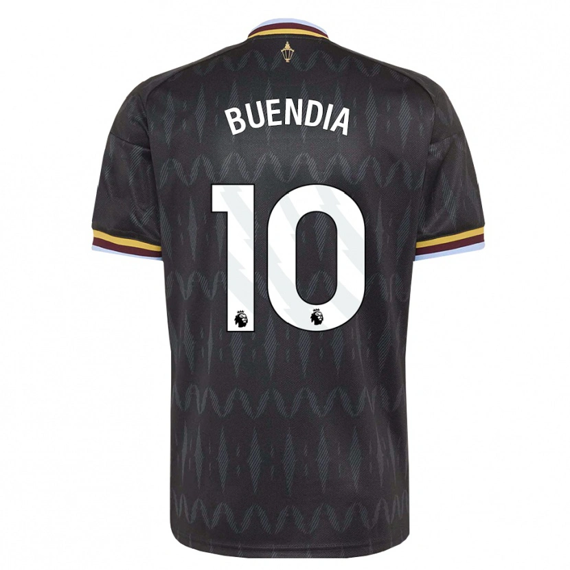 Danxen Herren Emiliano Buendía #10 Kornblumenblau Schwarz Gelb Auswärtstrikot Trikot 2026/27 T-Shirt Schweiz