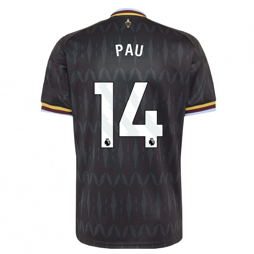 Danxen Herren Pau Torres #14 Kornblumenblau Schwarz Gelb Auswärtstrikot Trikot 2026/27 T-Shirt Schweiz