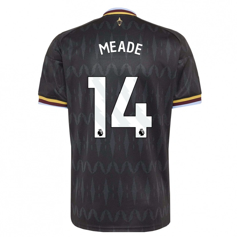 Danxen Herren Markie Meade #14 Kornblumenblau Schwarz Gelb Auswärtstrikot Trikot 2026/27 T-Shirt Schweiz