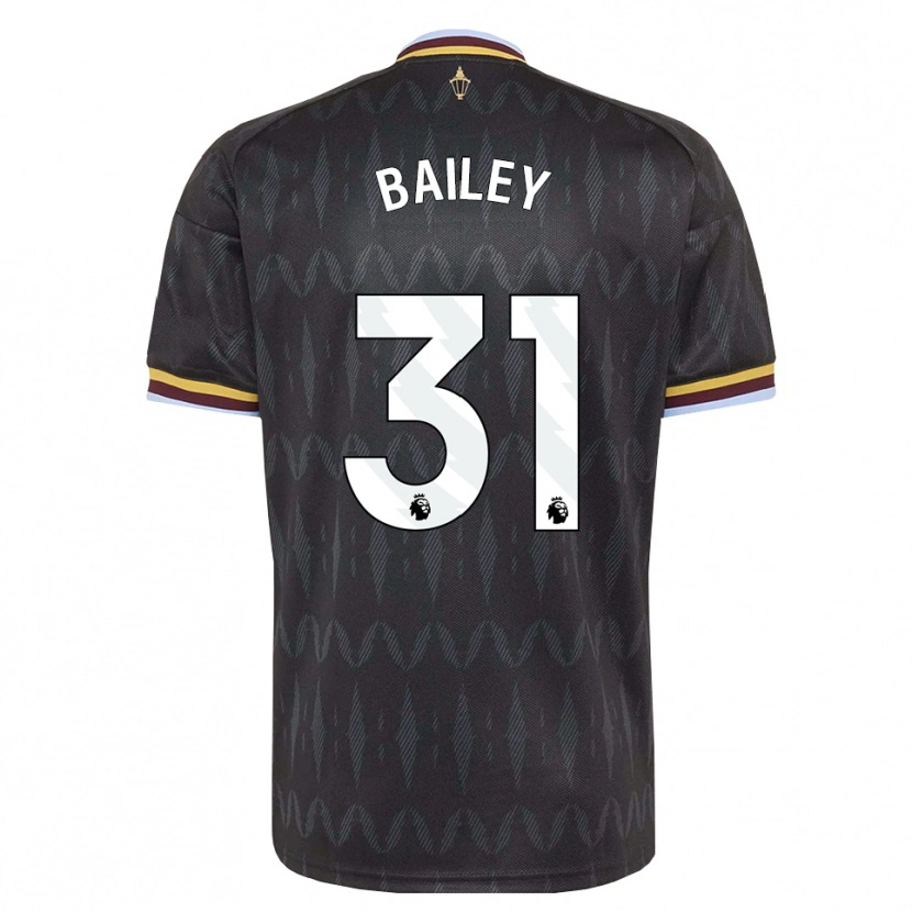 Danxen Herren Leon Bailey #31 Kornblumenblau Schwarz Gelb Auswärtstrikot Trikot 2026/27 T-Shirt Schweiz