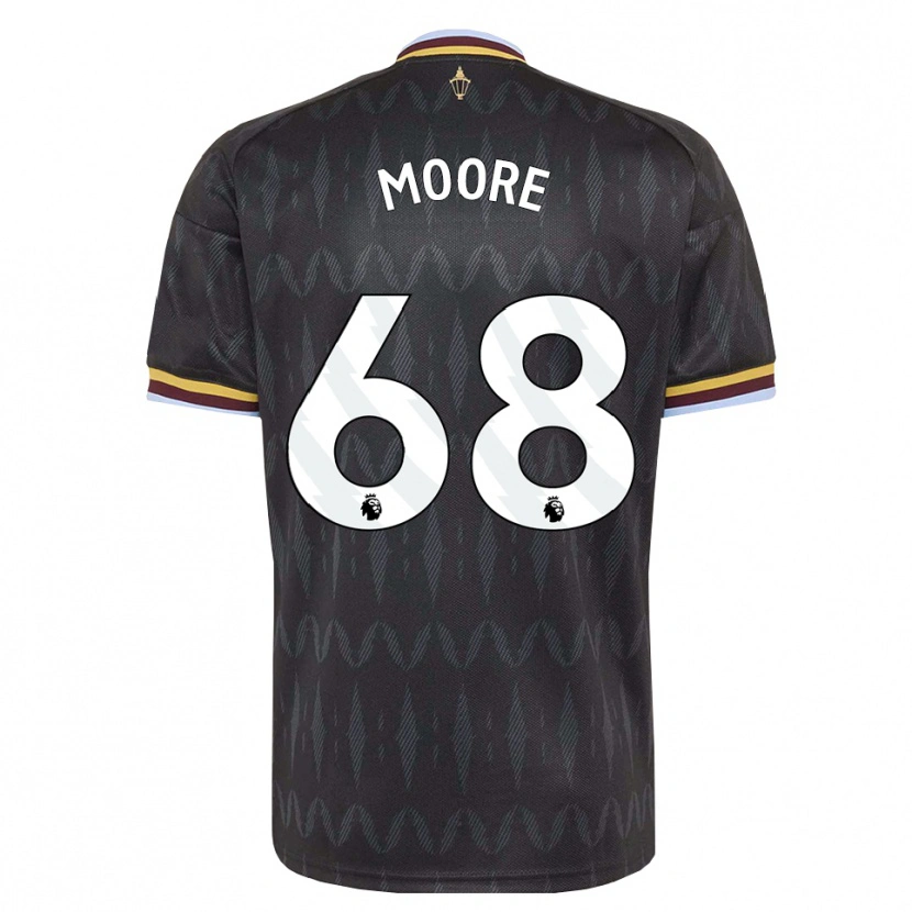 Danxen Herren Kobei Moore #68 Kornblumenblau Schwarz Gelb Auswärtstrikot Trikot 2026/27 T-Shirt Schweiz