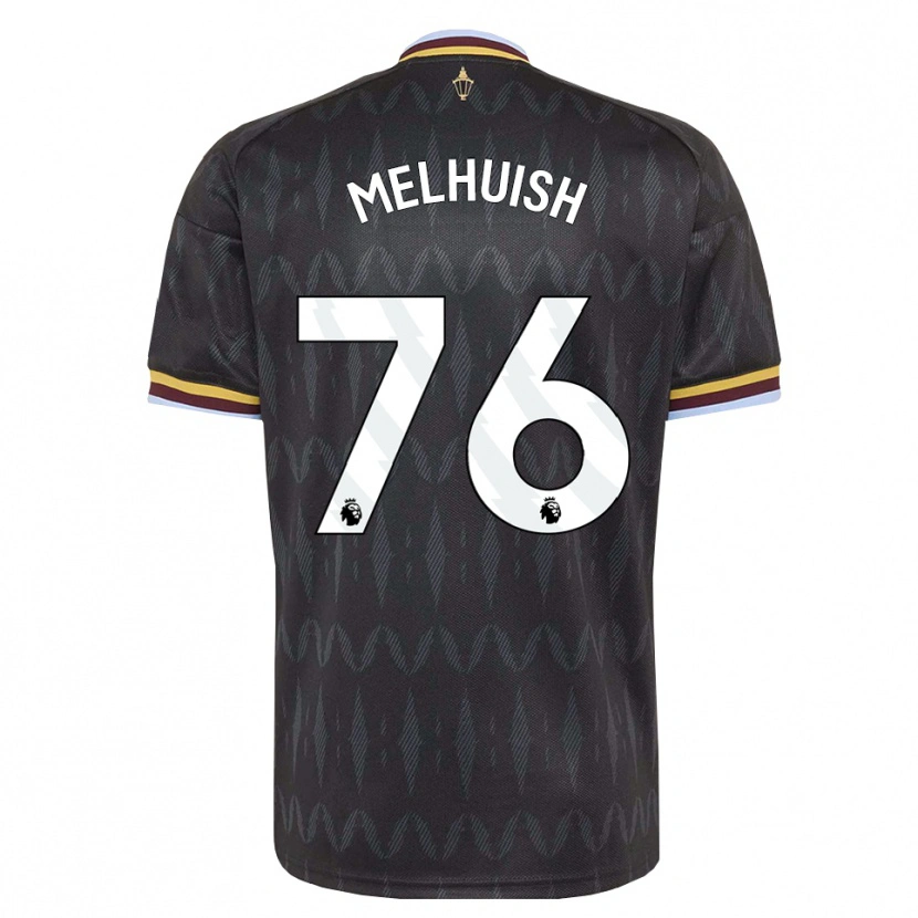 Danxen Herren Lennon Melhuish #76 Kornblumenblau Schwarz Gelb Auswärtstrikot Trikot 2026/27 T-Shirt Schweiz