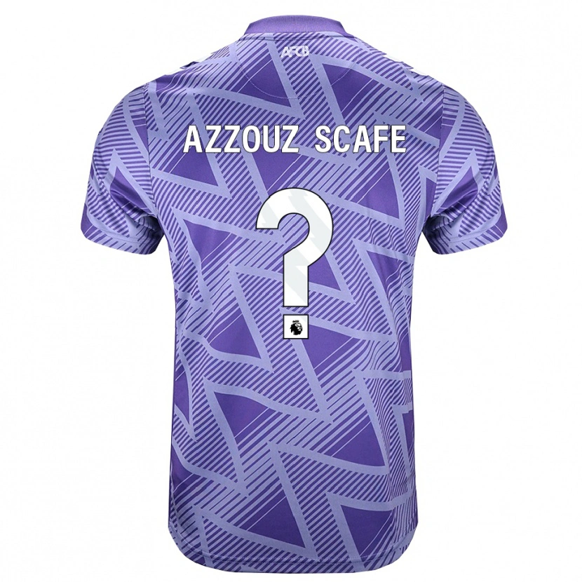 Danxen Herren Jaheim Azzouz Scafe #0 Blassesviolett Rot Weiß Auswärtstrikot Trikot 2026/27 T-Shirt Schweiz