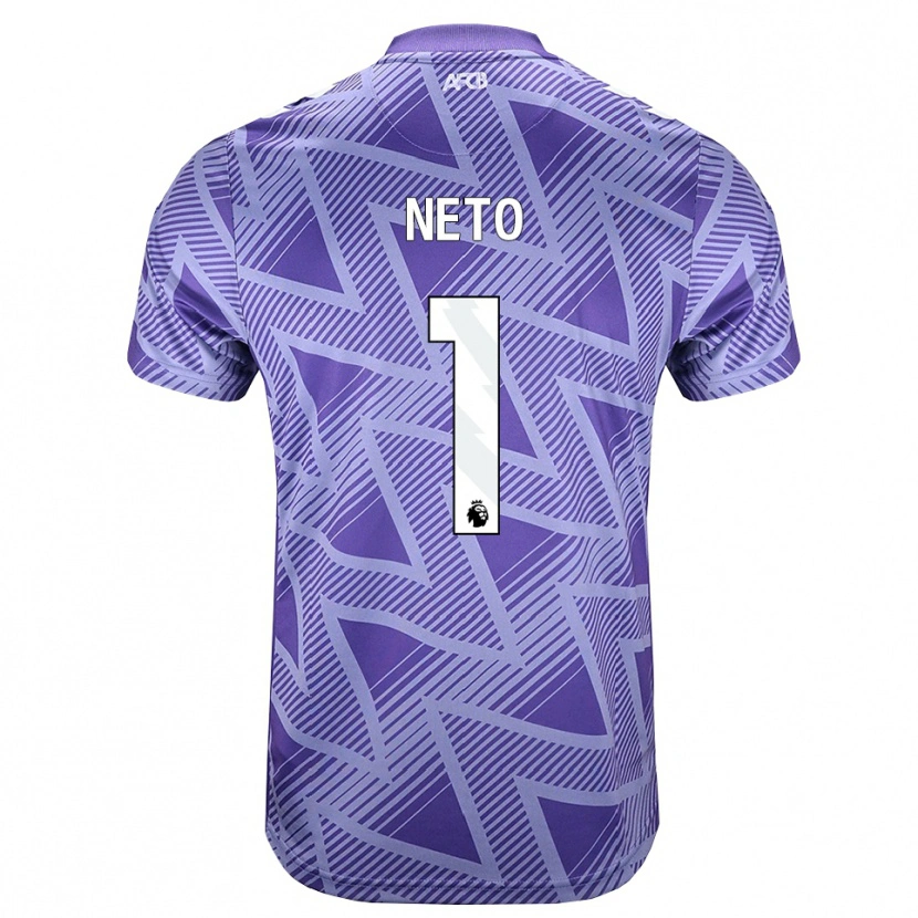 Danxen Herren Neto #1 Blassesviolett Rot Weiß Auswärtstrikot Trikot 2026/27 T-Shirt Schweiz