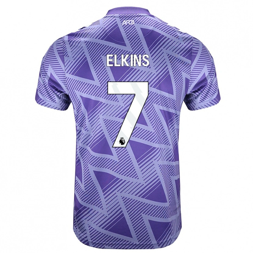 Danxen Herren Elle Elkins #7 Blassesviolett Rot Weiß Auswärtstrikot Trikot 2026/27 T-Shirt Schweiz