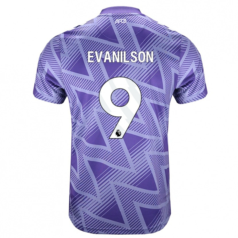 Danxen Herren Francisco Evanilson De Lima Barbosa #9 Blassesviolett Rot Weiß Auswärtstrikot Trikot 2026/27 T-Shirt Schweiz