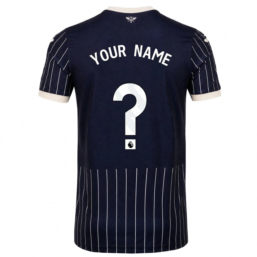 Danxen Herren Ihren Namen #0 Schwarz Weiß Auswärtstrikot Trikot 2026/27 T-Shirt Schweiz