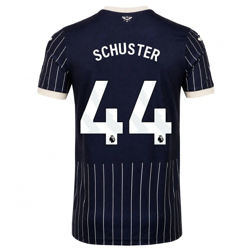 Danxen Herren Jannik Schuster #44 Schwarz Weiß Auswärtstrikot Trikot 2026/27 T-Shirt Schweiz