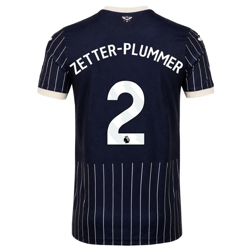Danxen Herren Josh Zetter-Plummer #2 Schwarz Weiß Auswärtstrikot Trikot 2026/27 T-Shirt Schweiz
