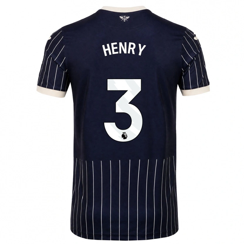 Danxen Herren Rico Henry #3 Schwarz Weiß Auswärtstrikot Trikot 2026/27 T-Shirt Schweiz