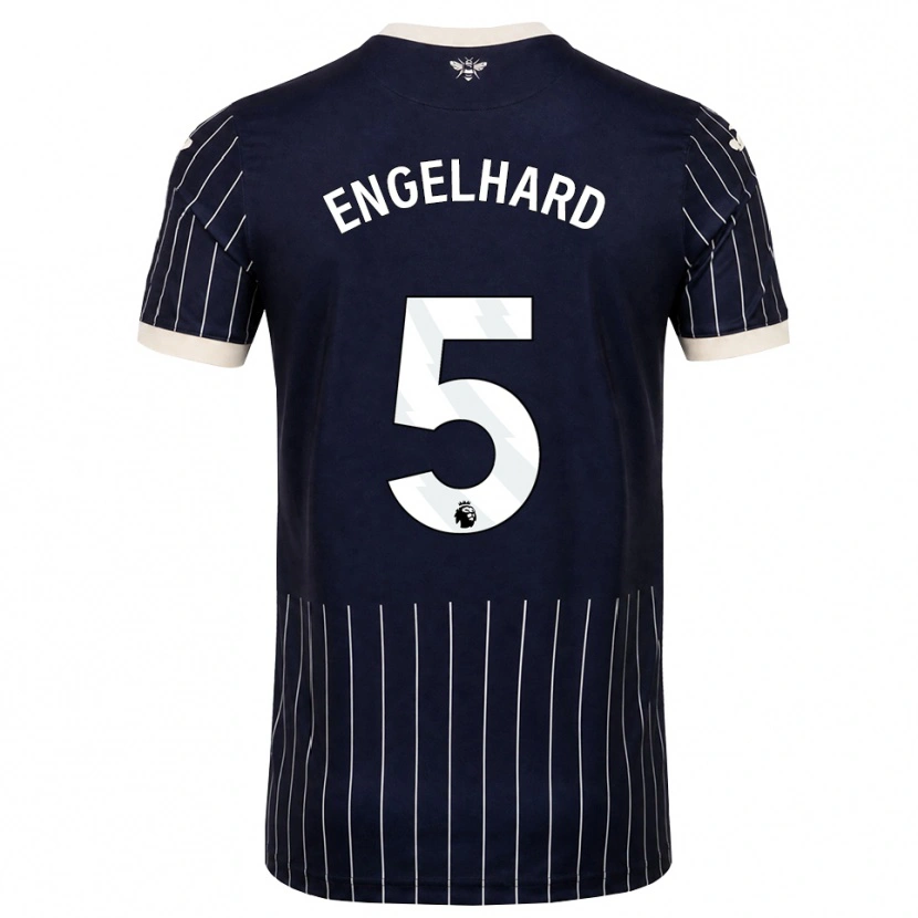 Danxen Herren Carolin Engelhard #5 Schwarz Weiß Auswärtstrikot Trikot 2026/27 T-Shirt Schweiz