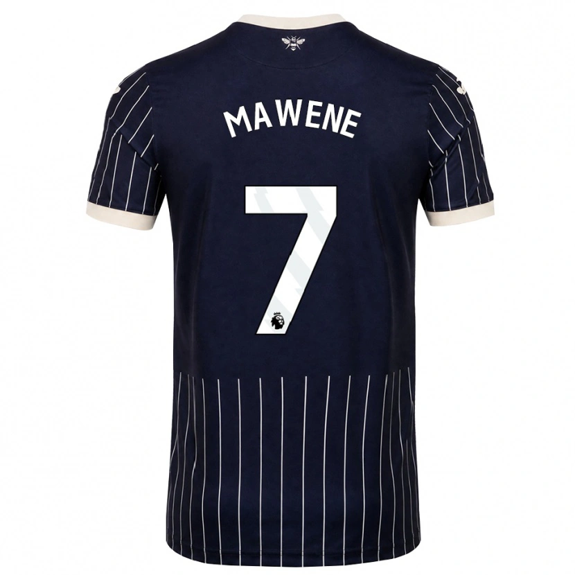 Danxen Herren Theo Mawene #7 Schwarz Weiß Auswärtstrikot Trikot 2026/27 T-Shirt Schweiz