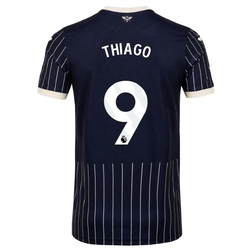 Danxen Herren Igor Thiago #9 Schwarz Weiß Auswärtstrikot Trikot 2026/27 T-Shirt Schweiz