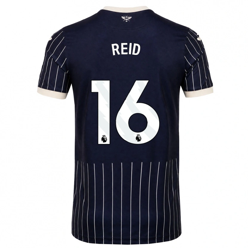 Danxen Herren Jodie Reid #16 Schwarz Weiß Auswärtstrikot Trikot 2026/27 T-Shirt Schweiz