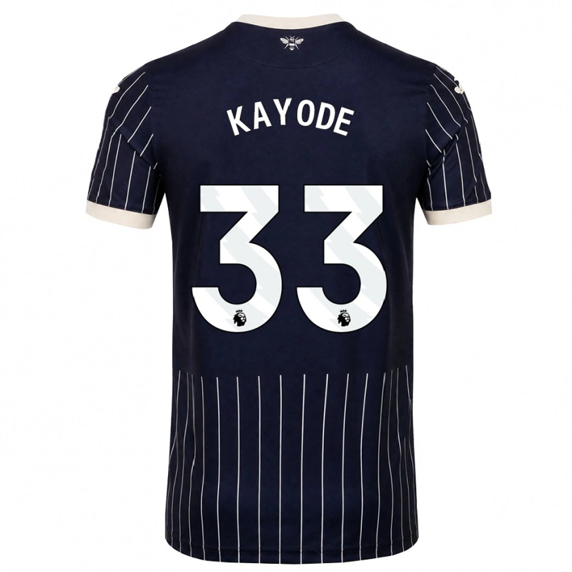 Danxen Herren Michael Kayode #33 Schwarz Weiß Auswärtstrikot Trikot 2026/27 T-Shirt Schweiz