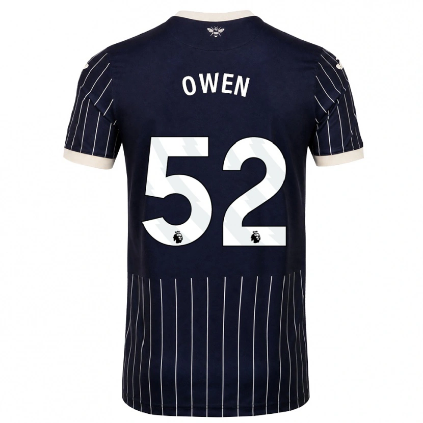 Danxen Herren Riley Owen #52 Schwarz Weiß Auswärtstrikot Trikot 2026/27 T-Shirt Schweiz