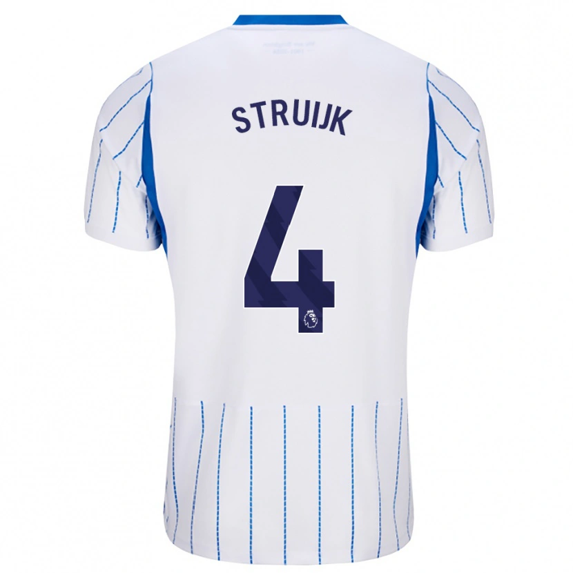 Danxen Herren Pascal Struijk #4 Himmelblau Weiß Auswärtstrikot Trikot 2026/27 T-Shirt Schweiz