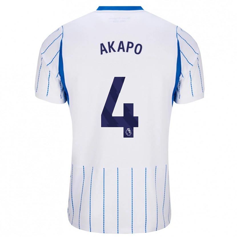 Danxen Herren Tobi Akapo #4 Himmelblau Weiß Auswärtstrikot Trikot 2026/27 T-Shirt Schweiz