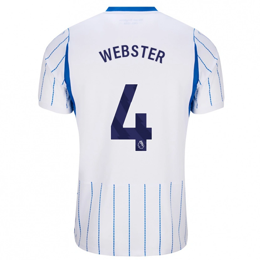 Danxen Herren Adam Webster #4 Himmelblau Weiß Auswärtstrikot Trikot 2026/27 T-Shirt Schweiz