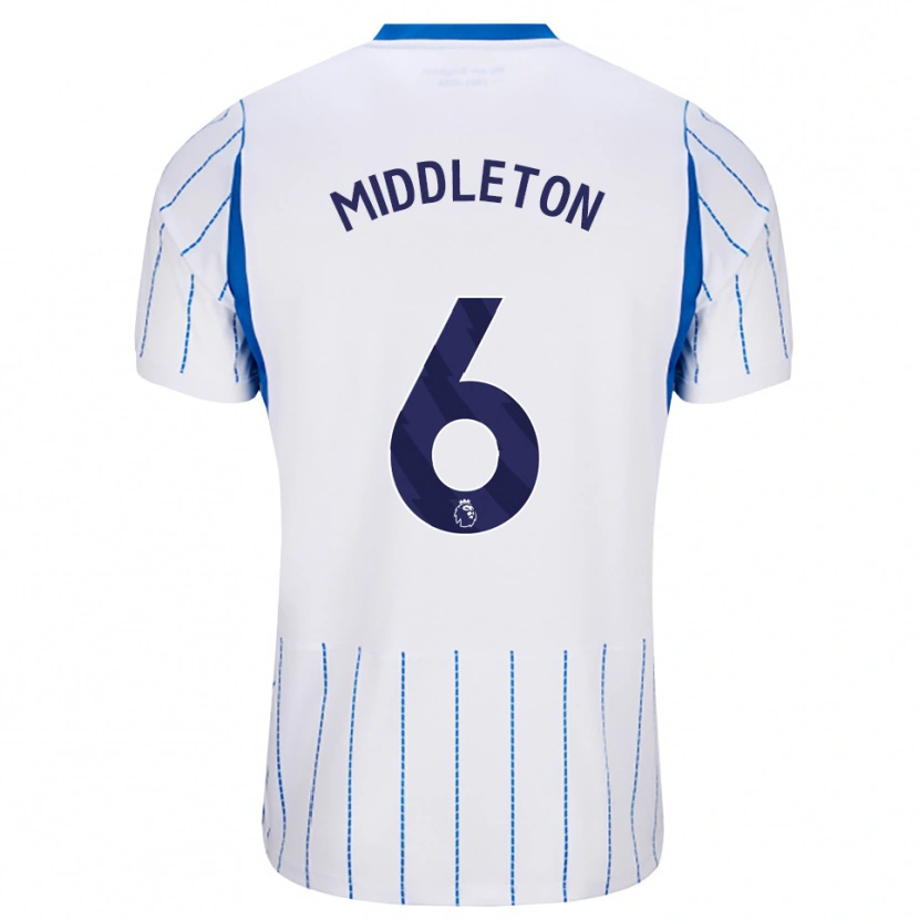 Danxen Herren Jesse Middleton #6 Himmelblau Weiß Auswärtstrikot Trikot 2026/27 T-Shirt Schweiz