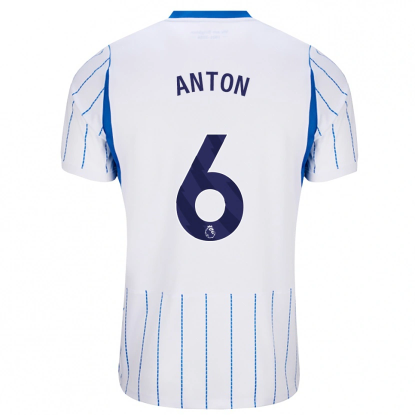 Danxen Herren Anton Palmer #6 Himmelblau Weiß Auswärtstrikot Trikot 2026/27 T-Shirt Schweiz