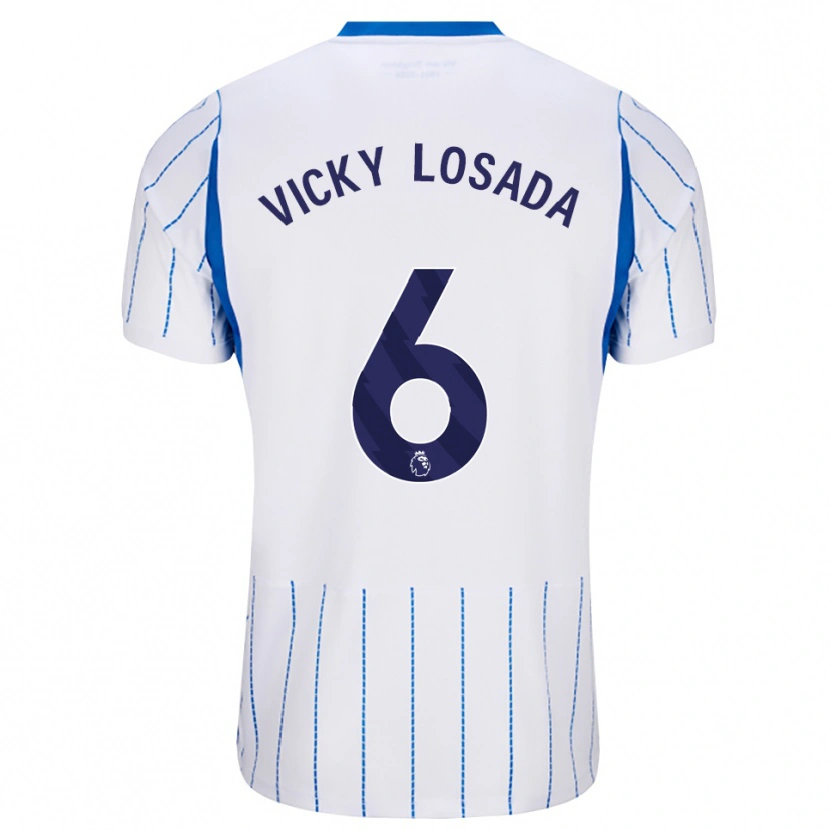 Danxen Herren María Victoria Losada Gómez #6 Himmelblau Weiß Auswärtstrikot Trikot 2026/27 T-Shirt Schweiz