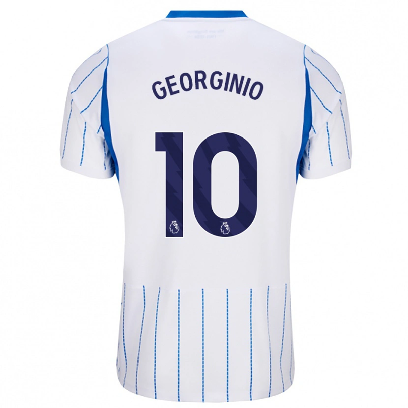 Danxen Herren Georginio Rutter #10 Himmelblau Weiß Auswärtstrikot Trikot 2026/27 T-Shirt Schweiz