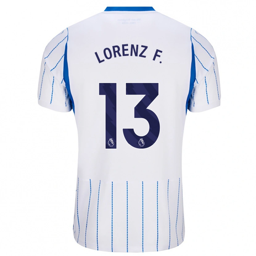 Danxen Herren Lorenz Ferdinand #13 Himmelblau Weiß Auswärtstrikot Trikot 2026/27 T-Shirt Schweiz