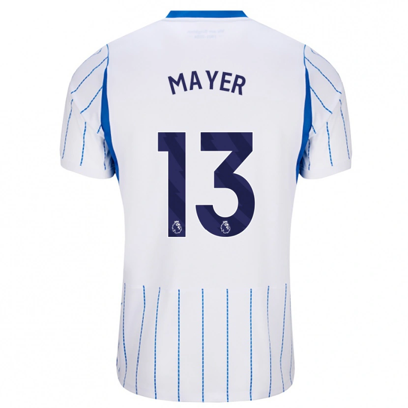 Danxen Herren Oliver Mayer #13 Himmelblau Weiß Auswärtstrikot Trikot 2026/27 T-Shirt Schweiz