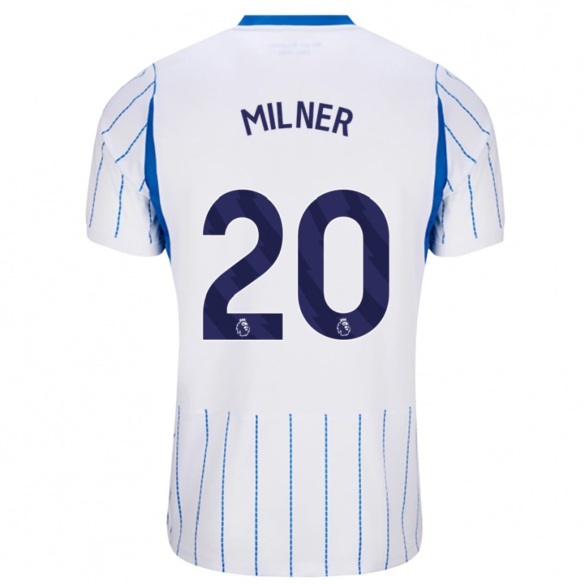 Danxen Herren James Milner #20 Himmelblau Weiß Auswärtstrikot Trikot 2026/27 T-Shirt Schweiz