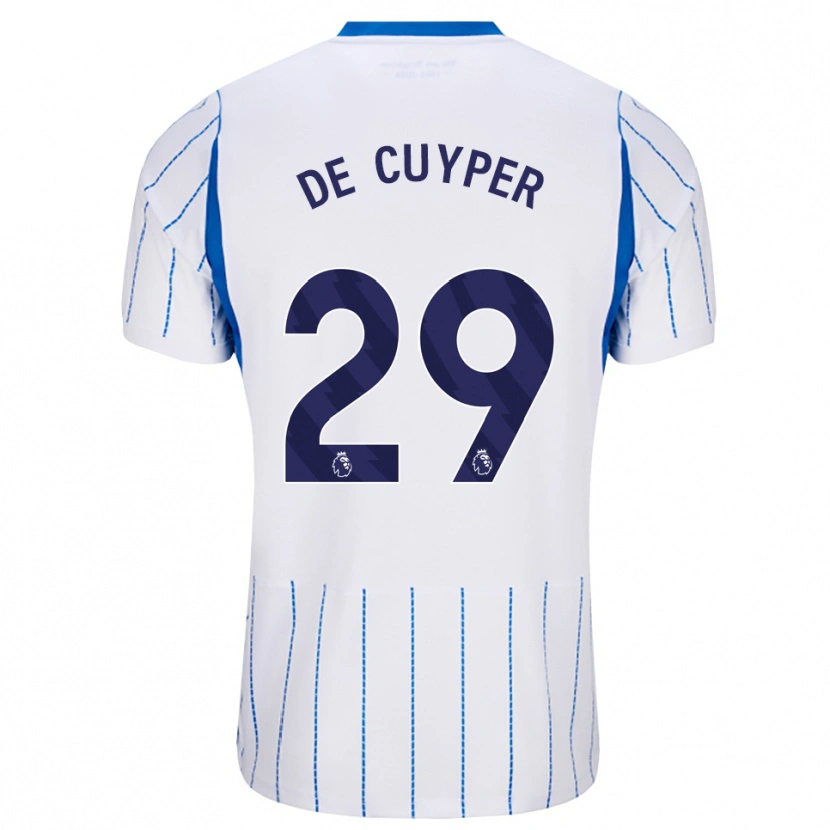Danxen Herren Maxim De Cuyper #29 Himmelblau Weiß Auswärtstrikot Trikot 2026/27 T-Shirt Schweiz