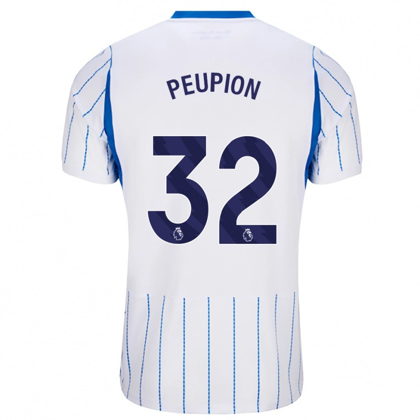 Danxen Herren Cameron Peupion #32 Himmelblau Weiß Auswärtstrikot Trikot 2026/27 T-Shirt Schweiz