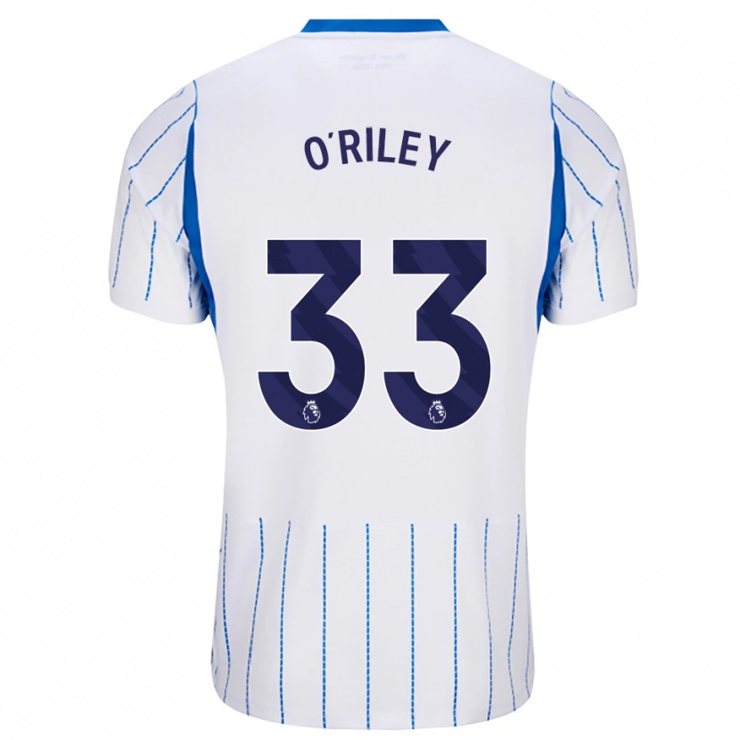 Danxen Herren Matt O'riley #33 Himmelblau Weiß Auswärtstrikot Trikot 2026/27 T-Shirt Schweiz