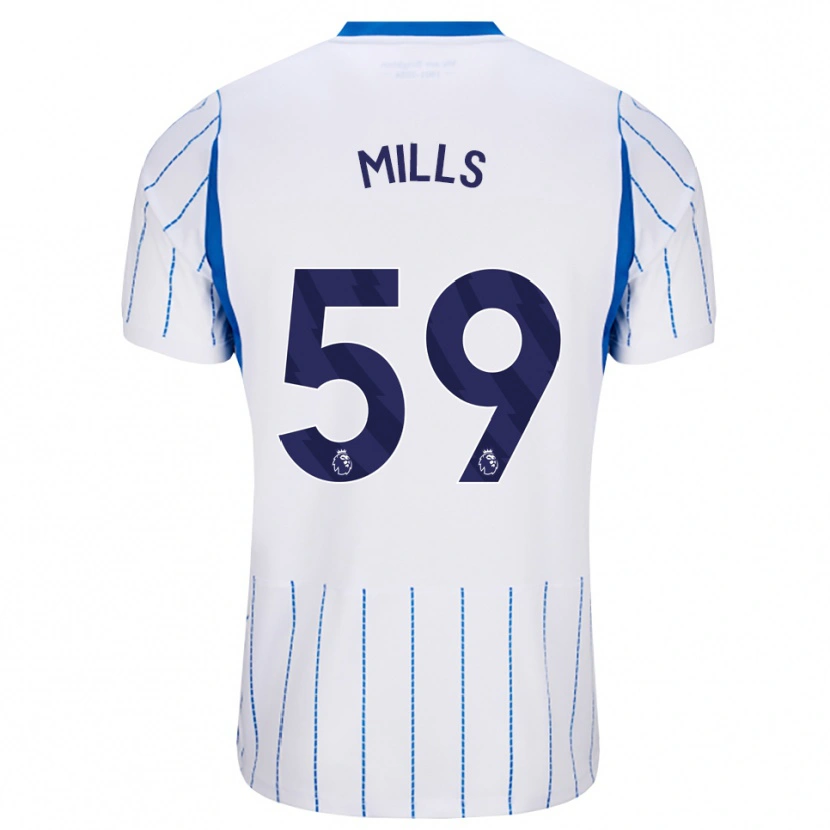 Danxen Herren Harry Mills #59 Himmelblau Weiß Auswärtstrikot Trikot 2026/27 T-Shirt Schweiz