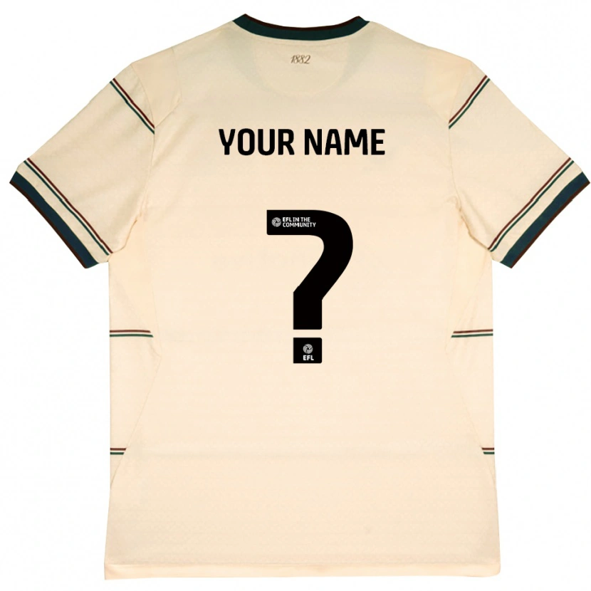 Danxen Herren Ihren Namen #0 Beige Burgund Auswärtstrikot Trikot 2026/27 T-Shirt Schweiz