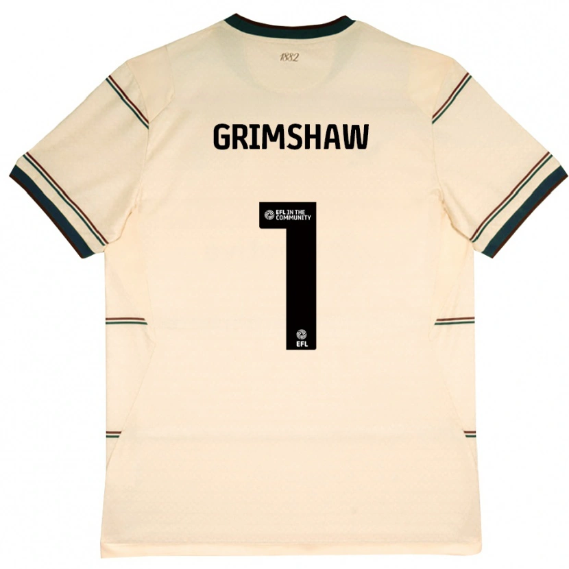 Danxen Herren Harry Grimshaw #1 Beige Burgund Auswärtstrikot Trikot 2026/27 T-Shirt Schweiz