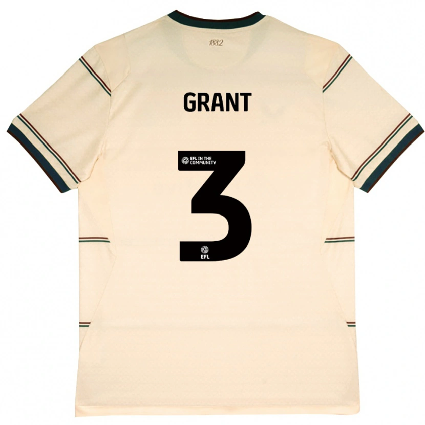 Danxen Herren Bradley Grant #3 Beige Burgund Auswärtstrikot Trikot 2026/27 T-Shirt Schweiz
