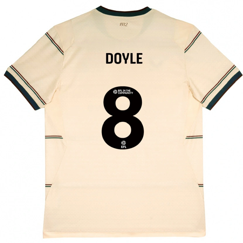 Danxen Herren Emma Doyle #8 Beige Burgund Auswärtstrikot Trikot 2026/27 T-Shirt Schweiz