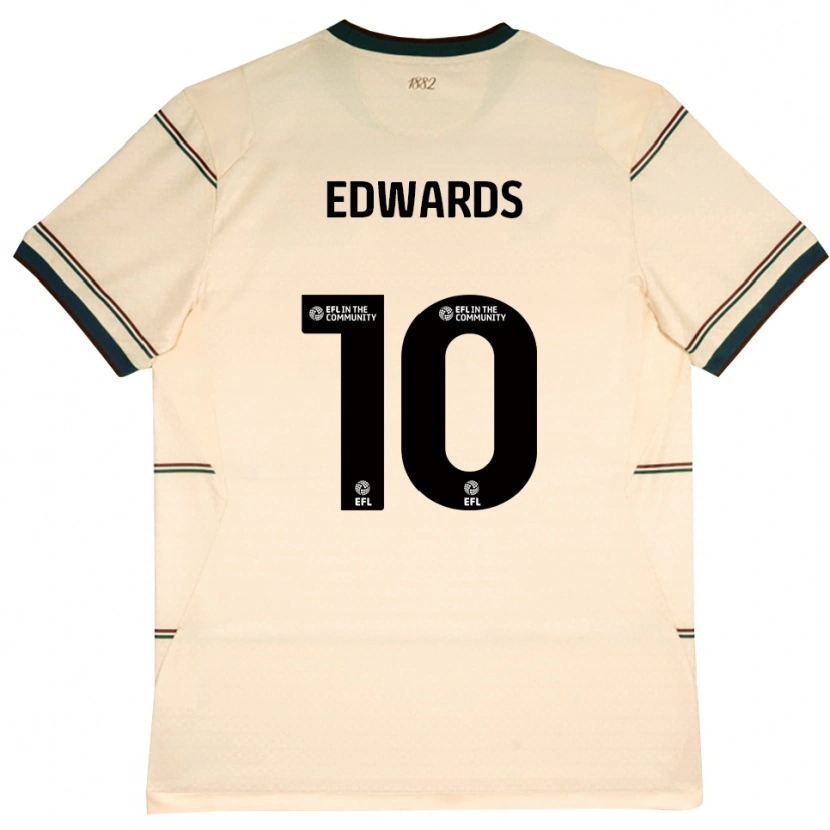 Danxen Herren Marcus Edwards #10 Beige Burgund Auswärtstrikot Trikot 2026/27 T-Shirt Schweiz