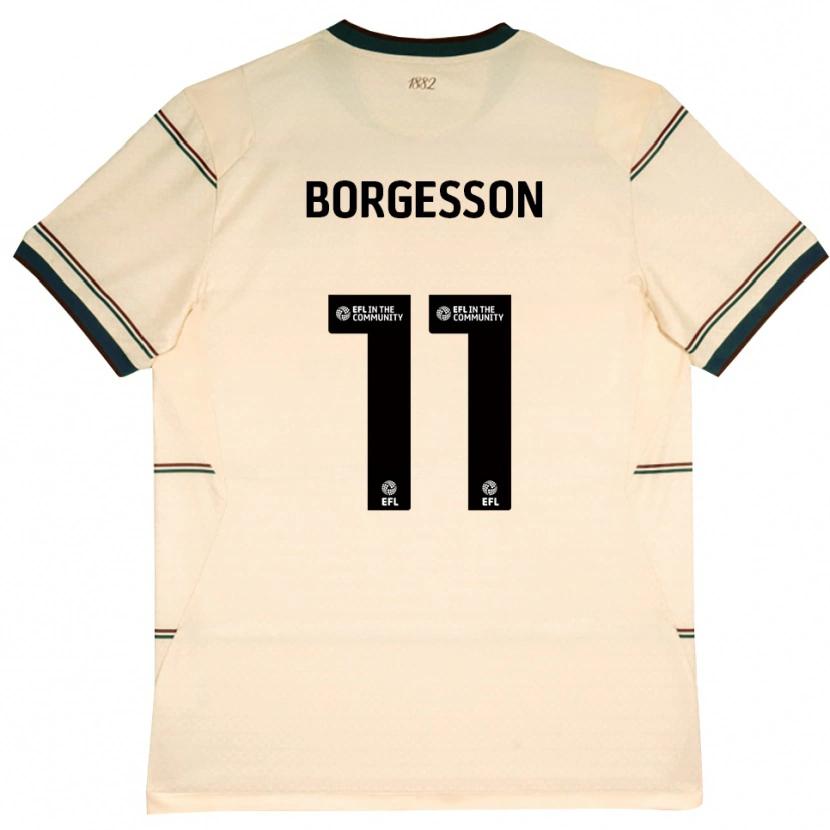Danxen Herren Blayz Borgesson #11 Beige Burgund Auswärtstrikot Trikot 2026/27 T-Shirt Schweiz