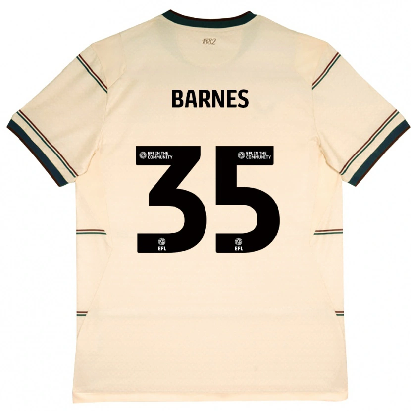 Danxen Herren Ashley Barnes #35 Beige Burgund Auswärtstrikot Trikot 2026/27 T-Shirt Schweiz