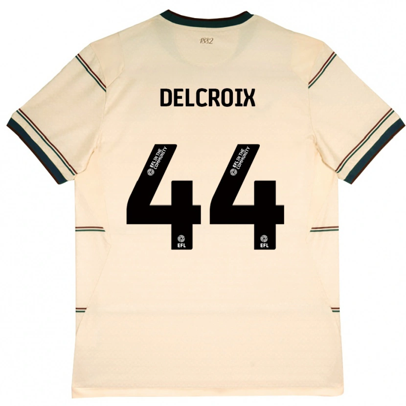 Danxen Herren Hannes Delcroix #44 Beige Burgund Auswärtstrikot Trikot 2026/27 T-Shirt Schweiz