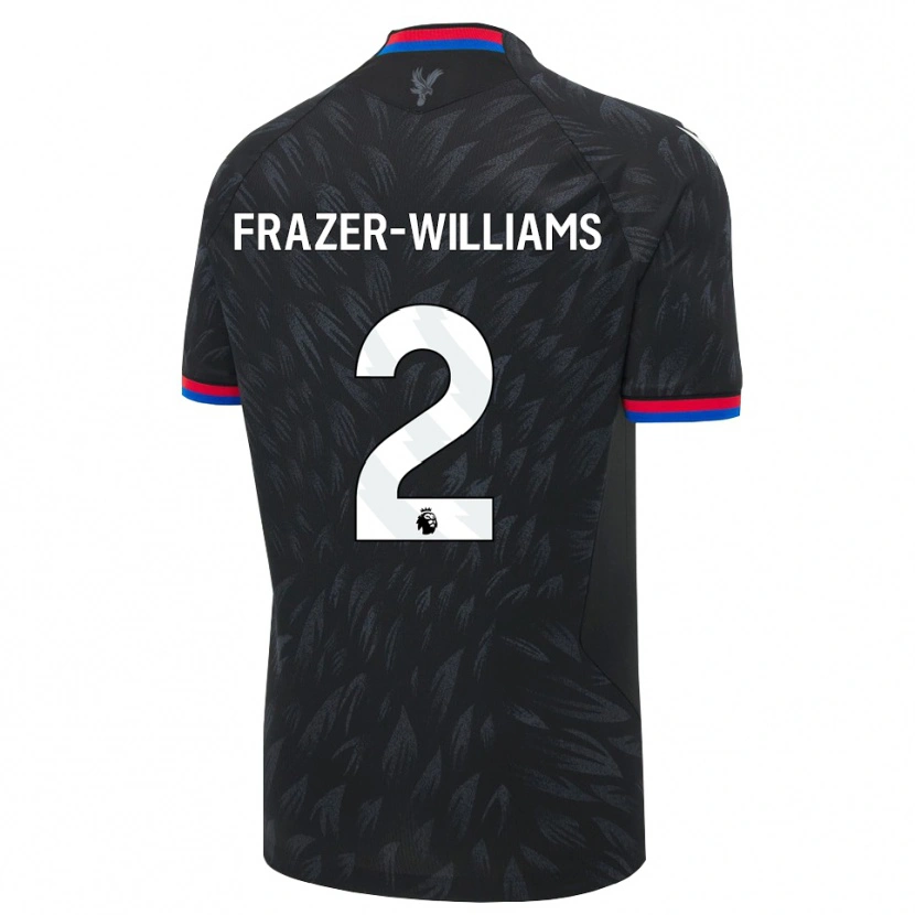 Danxen Herren Khyan Frazer-Williams #2 Schwarz Blau Rot Auswärtstrikot Trikot 2026/27 T-Shirt Schweiz