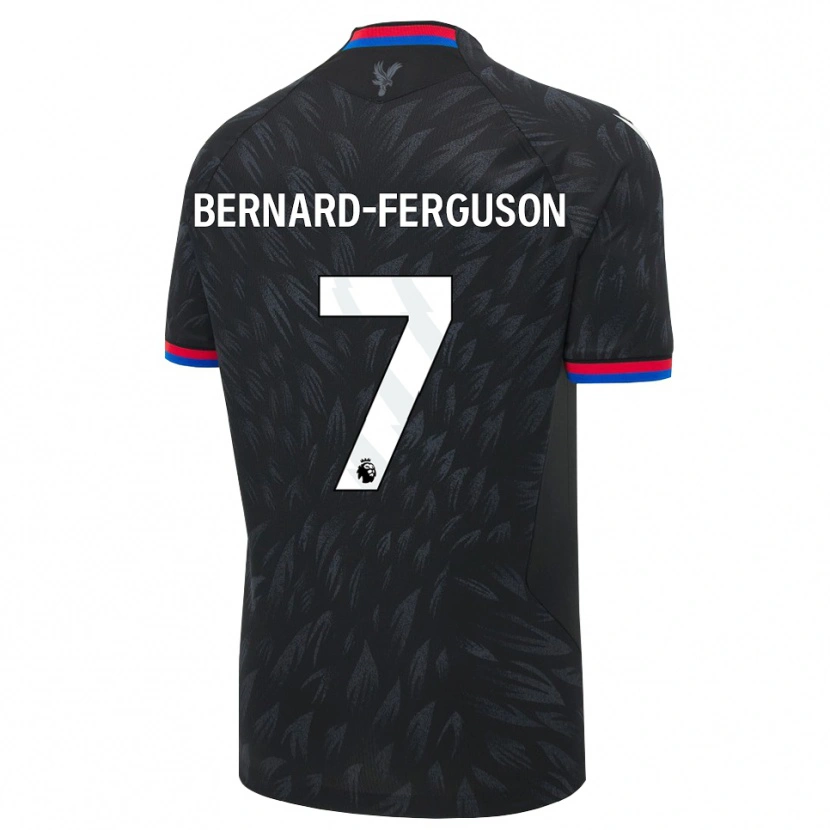 Danxen Herren Makai Bernard-Ferguson #7 Schwarz Blau Rot Auswärtstrikot Trikot 2026/27 T-Shirt Schweiz
